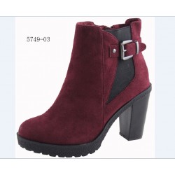 Suede chelsea fashion boots for women