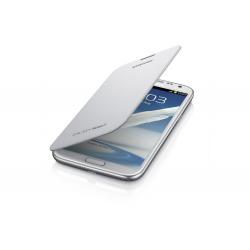 Samsung Galaxy Note 2 Flip Cover Case Marble White