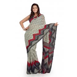 Fancy Colorful Casual Printed Saree