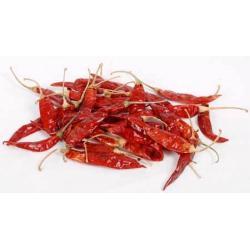 Dry Red Chilli - Guntur - Sanam - S4 - Medium - With Stem