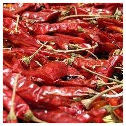 Dry Red Chilli - Guntur - Sanam - S4 - Best - With Stem