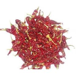 Dry Red Chilli - Guntur - Byadgi - Full Wrinkled - With Stem