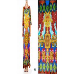 Women Traditional Kaftans With Art Work
