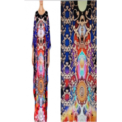 Beautiful Attractive Casual Kaftans Dress With Art Work
