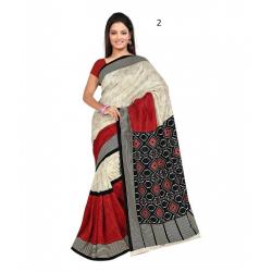 Brand New Silk Printed Saree