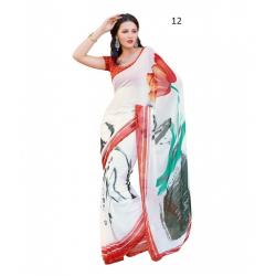 Low Cost Printed Saree Online Supplier