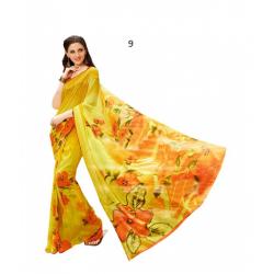 Latest Fashion Georgette Saree At Low Cost