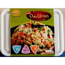 Porridge - Oats Upma in Microwave Bowl