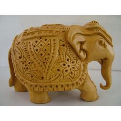 Wooden Elephant Sculpture (3 Inch)